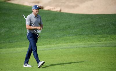 KING ABDULLAH ECONOMIC CITY, SAUDI ARABIA - FEBRUARY 02:  Sergio Garcia of Spain in action during the third round of the Saudi International at the Royal Greens Golf & Country Club on February 02, 2019 in King Abdullah Economic City, Saudi Arabia. (Photo by Ross Kinnaird/Getty Images)