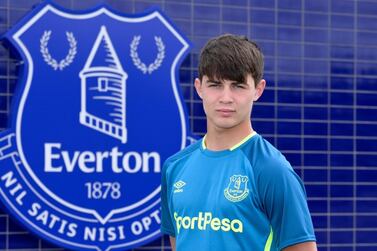 Mackenzie Hunt last summer signed a three-year professional contract with Everton - a club he has been at since the age of 13. Courtesy photo