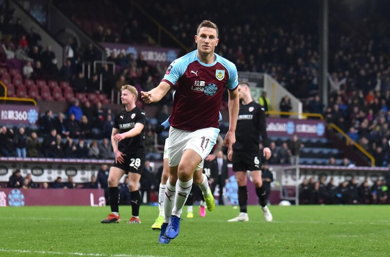 Watford 1 Burnley 1. Saturday, 7pm. Sean Dyche returns to his former side needing a result. Chris Wood, pictured, is in good form and he can earn them an important point against a Watford side who have lost only one of their past seven league games. Getty