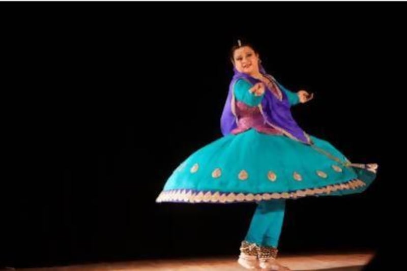 Rani Khanam performs at the Soorya India Festival. Sammy Dallal / The National