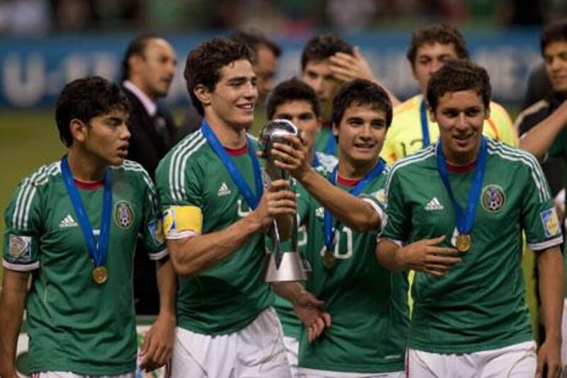 Mexico won the 2011 tournament that the country hosted. Yuri Cortez / AFP
