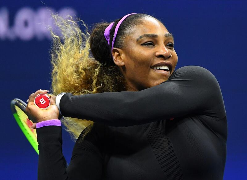 Serena Williams took less than an hour to dispatch her US Open first-round opponent Maria Sharapova. Reuters