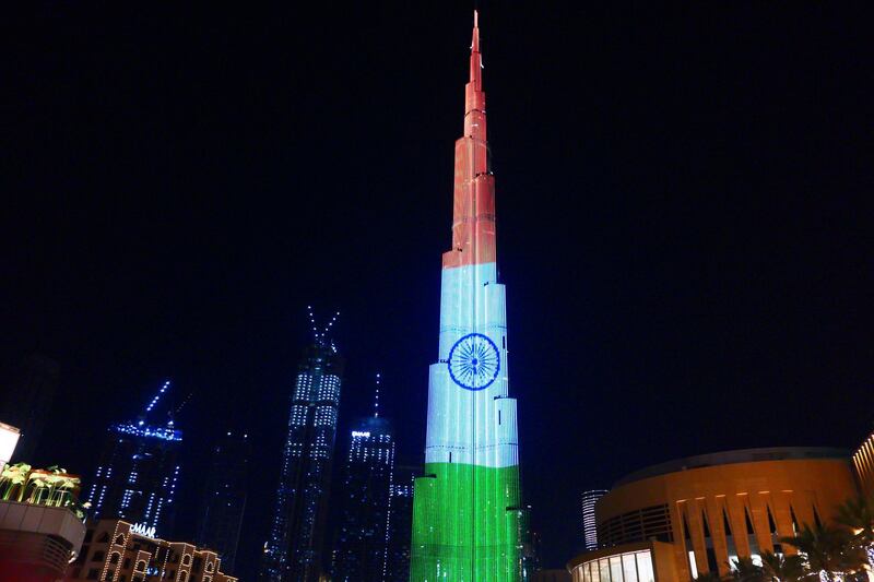 The UAE is standing in solidarity with India as it battles a surge in Covid-19 infections. Pawan Singh / The National