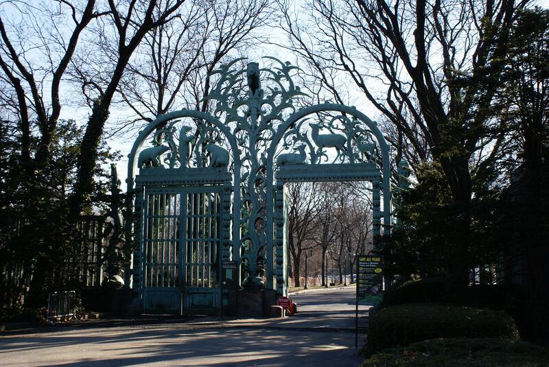 The gate at the Bronx Zoo in New York. Photo: Bronx Zoo