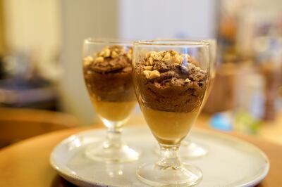 Chocolate and peanut butter mousse. Photo: Scott Price