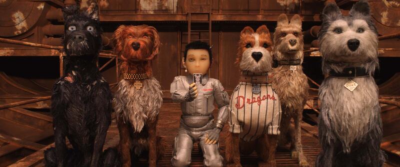 Anderson’s second stop-motion animated feature, Isle of Dogs, is out there – even for him. Photo: Fox Searchlight Pictures