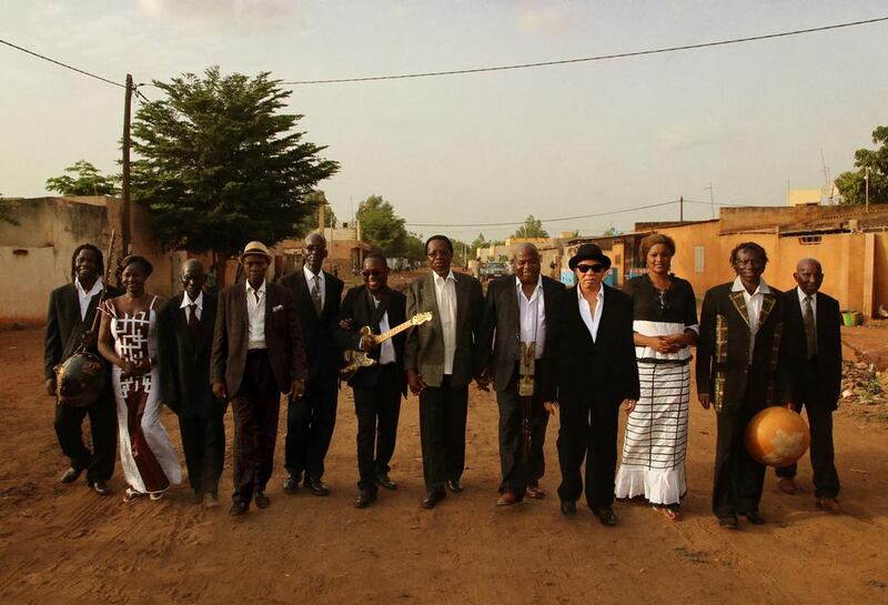 The reformed Malian band Les Ambassadeurs. Courtesy 3dfamily