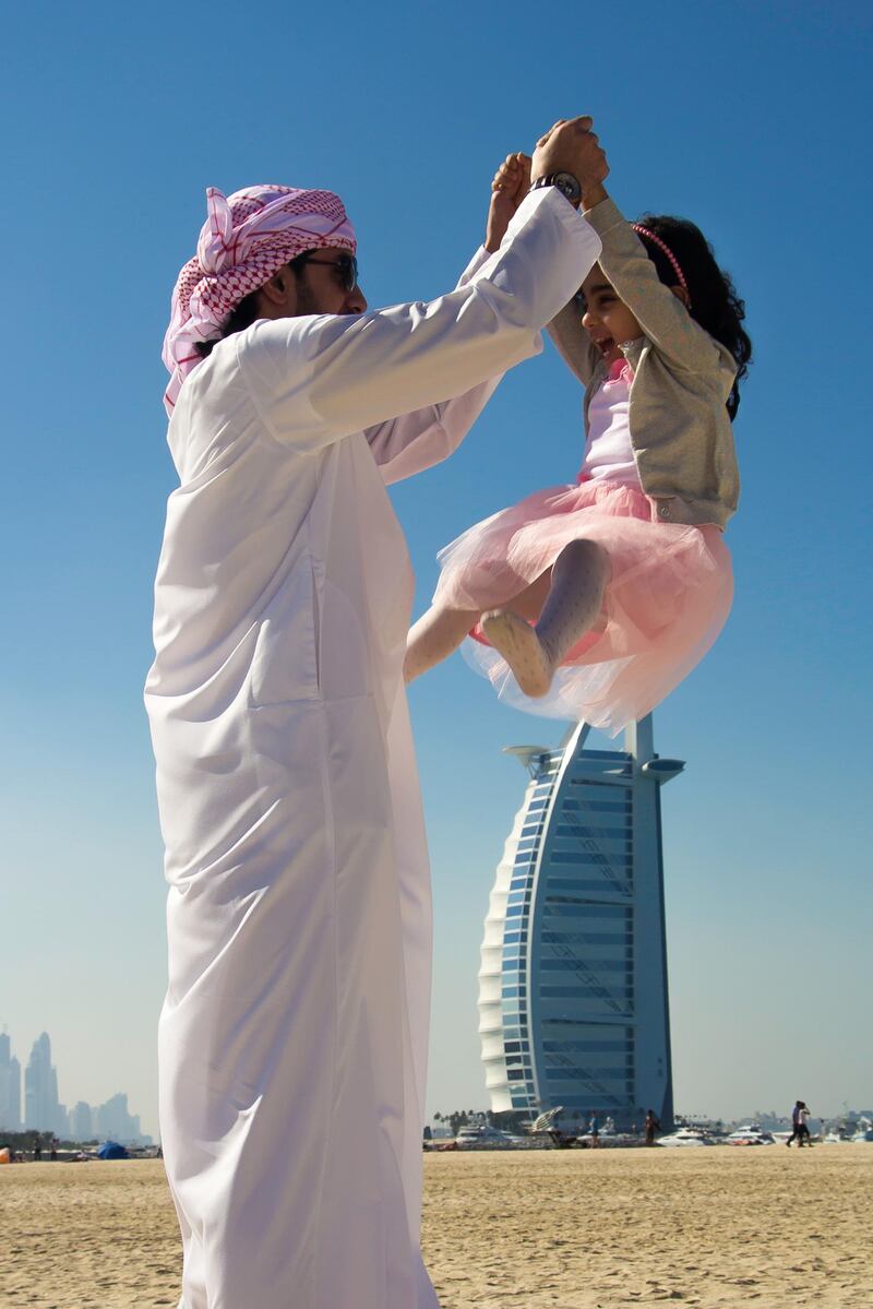 Image 3: This is a pic of Fatma's brother in law and niece during a day at the beach in Dubai near Burj Al Arab


For Arts & Life.  Story by Maey El Shoush. 

Photo courtesy Fatma Al Hashemi