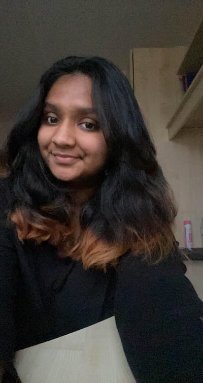 Nandini Shivakumar, an 18-year-old first-year student at Lancaster University. Courtesy Nandini Shivakumar
