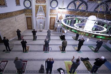 Mosques in Germany are allowed to open with social distancing rules. Getty Images 
