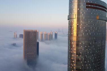 Fog in Abu Dhabi this morning. 6 February 2-18. Emmanuel Samoglou / The National