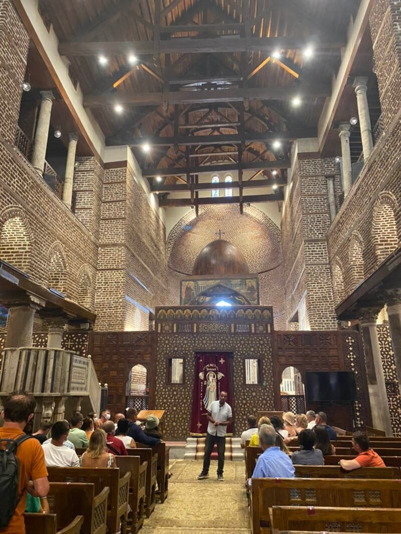 The Hanging Church in Coptic Cairo. Nada El Sawy / The National