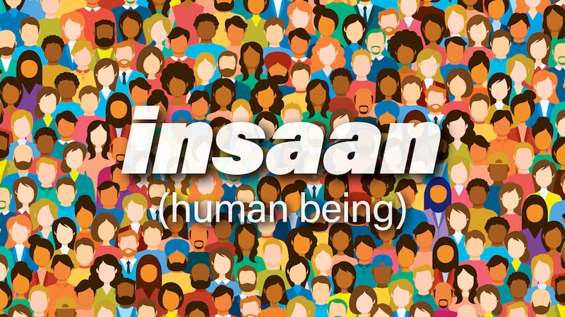 Insaan means human being