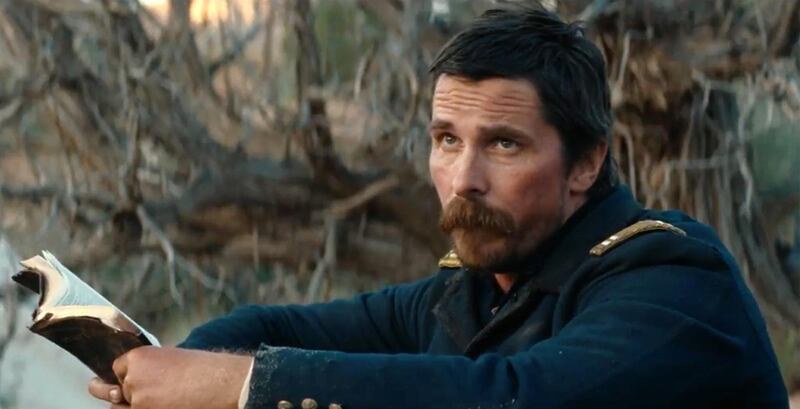Christian Bale in Hostiles. Courtesy DIFF