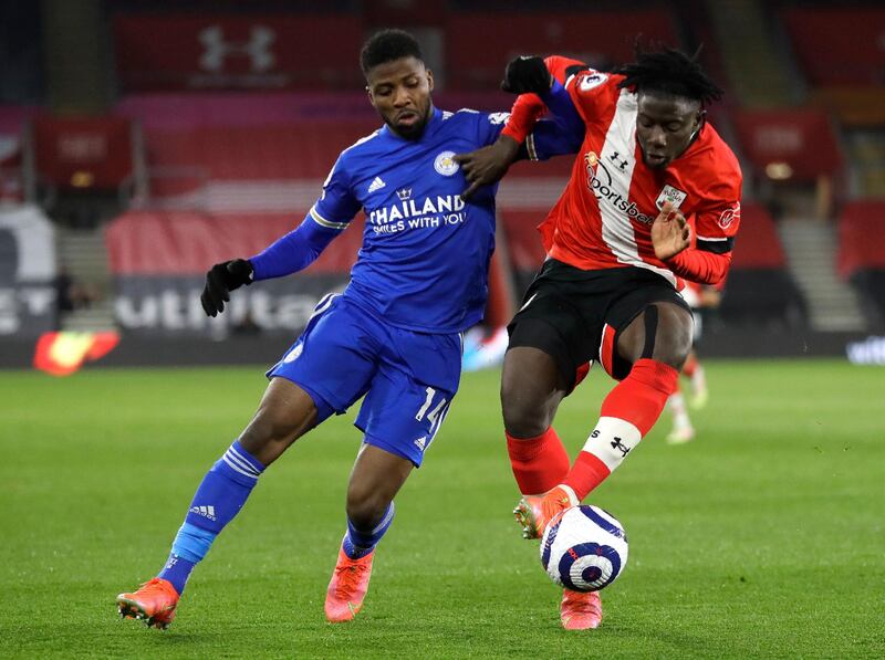 Kelechi Iheanacho - 6, It was his handball that gave the penalty away, but the Nigerian made up for it by assisting Evans with a smart cross into the box. AP