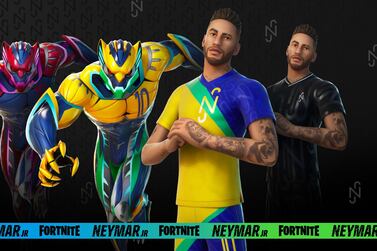 Brazilian football Neymar Jr will debut in 'Fortnite' on April 27. Courtesy Epic Games