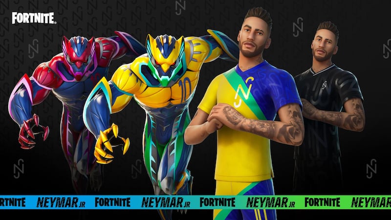 Brazilian football Neymar Jr will debut in 'Fortnite' on April 27. Courtesy Epic Games