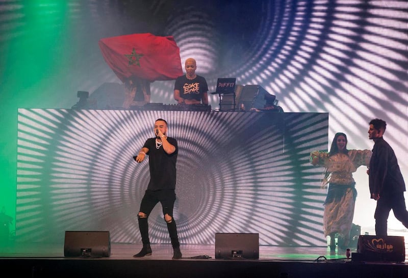 French Montana performs at the Mawazine Festival in Morocco Rabat. Courtesy: Sife El Amine
