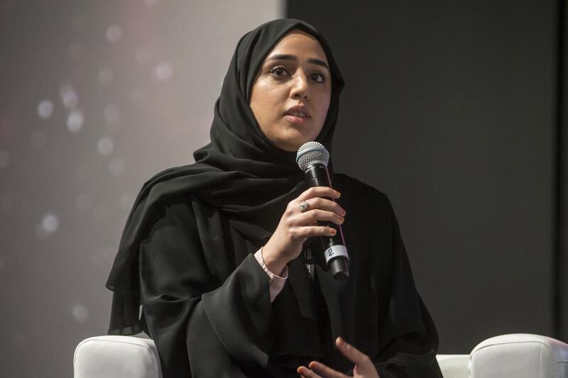 Dr Sara Al Maeeni wants girls to consider careers in the space industry. Antonie Robertson / The National