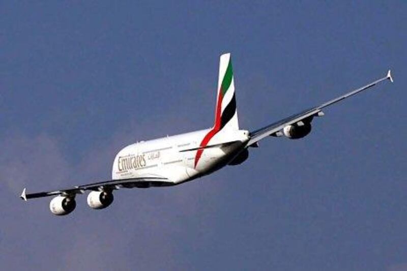 An Emirates Airbus A380. EPA