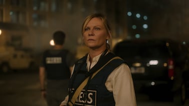 Kirsten Dunst plays hardy war photographer Lee, and gives one her best performances in years. Photo: A24