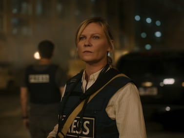 Kirsten Dunst plays hardy war photographer Lee, and gives one her best performances in years. Photo: A24