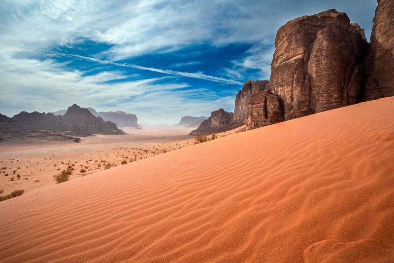 Jordan is using the vast expanse of sunny and windy Wadi Rum to harness its renewable ambitions. 