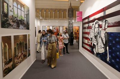 Art Dubai is being held at its original home of Madinat Jumeirah this year. AFP