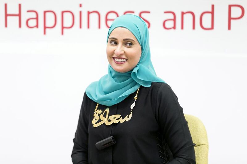 Ohood Al Roumi, Minister of State for Happiness, Ohood Al Roumi as Minister of State for Happiness, has reiterated the UAE's commitment to the well-being of both Emiratis and expatriate. Mohammed / The National