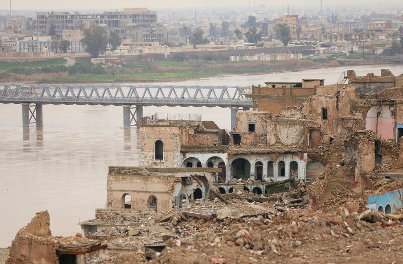 Destroyed buildings are seen in the Old City of Mosul, Iraq. Reuters