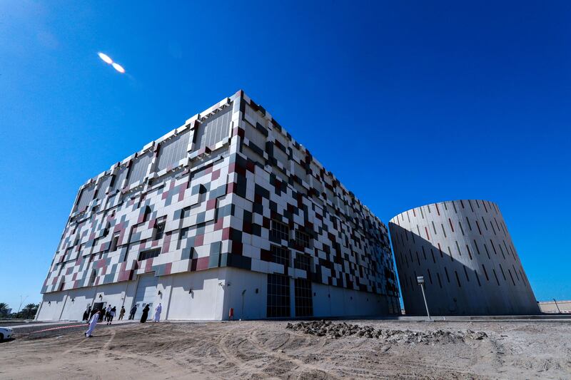 Abu Dhabi, United Arab Emirates, January 7, 2020.  
STORY BRIEF:  Tabreed media tour of  YAS Sustainable Cooling Plant 01.
--  Exterior of the Yas o1 Plant.
Victor Besa / The National
Section:  BZ
Reporter:   Fareed Rahman