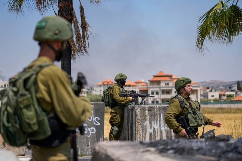 A series of violent incidents unfolded across the West Bank this week, beginning when the Israeli military raided the northern city of Jenin. AP