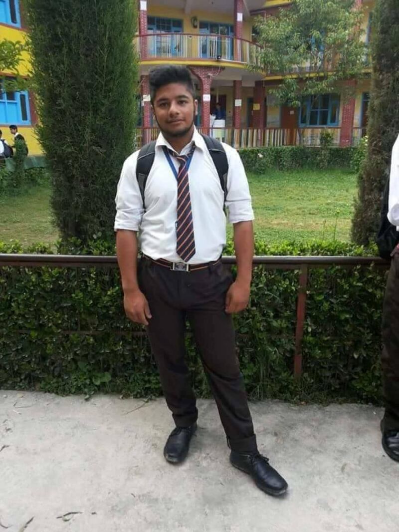 Sixteen-year-old local militant Farhan Wani of Wanpora Qoimoh Kulgam killed today during an encounter at Larnoo Kokernag Anantnag posted on the Facebook page of Defence Power Of India.