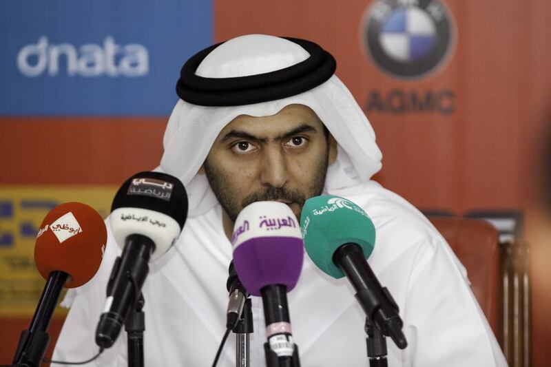 Al Ahli team chairman Abdullah Al Naboodah says coach Cosmin Olaroiu was the ingredient the team was previously missing. Jaime Puebla / The National 