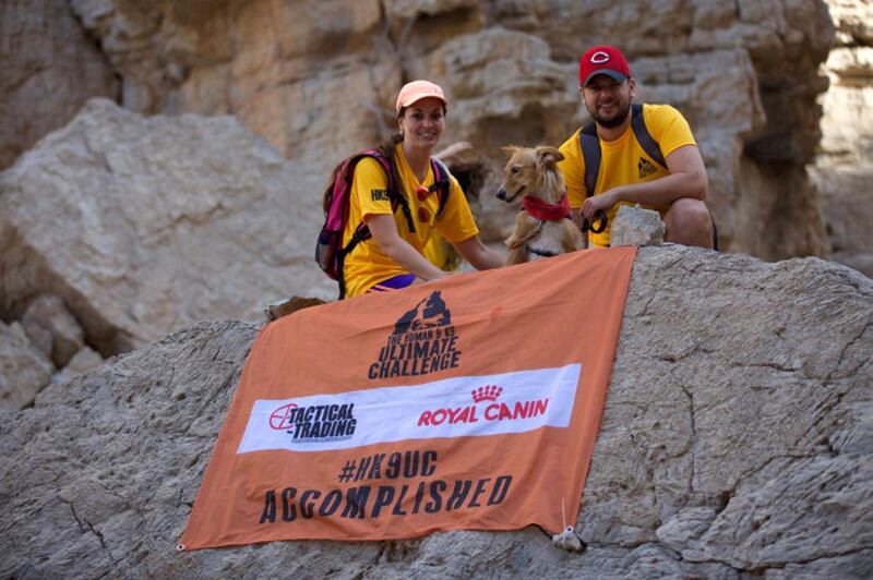 The seventh Human and K9 Ultimate Challenge is taking place on Friday, January 31 at Jebel Jais, Ras Al Khaimah. Courtesy HK9