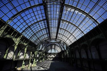 A view of the nave of the Grand Palais, once the home of the Paris Biennale. The event is now ending its decades-long run, though organisers are working on a new event that will be held in a semi-permanent structure outside the Grand Palais. AFP 