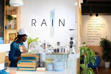 Abu Dhabi, United Arab Emirates - March 11, 2019: Feature story on the Rain Cafe, Abu Dhabi. Monday the 11th of March 2019 on Abu Dhabi. Chris Whiteoak / The National