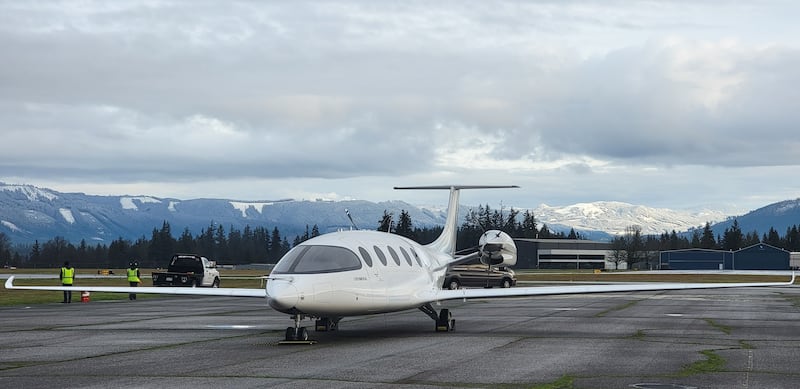 Eviation's Alice all-electric aircraft during ground testing. All photos: Eviation