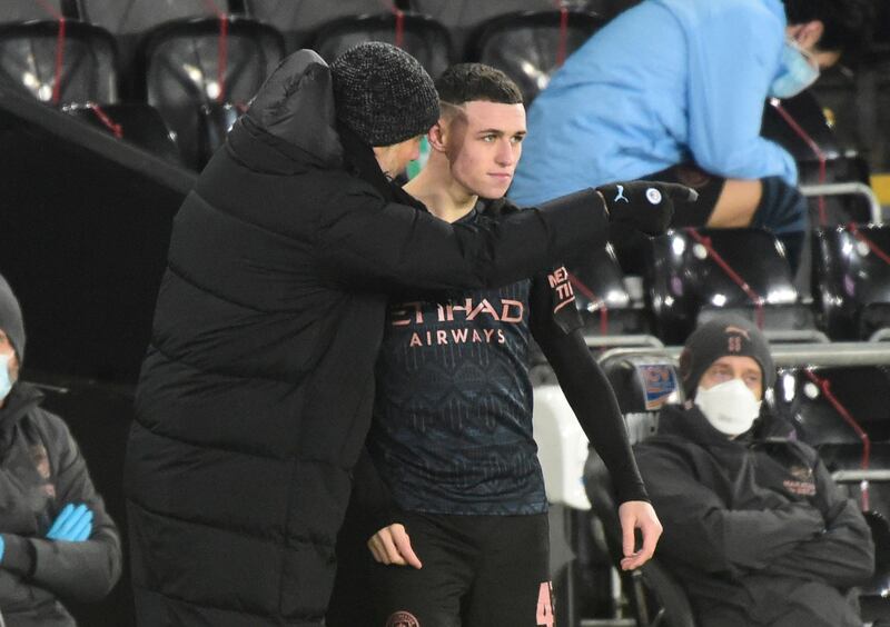 Phil Foden – 6. Just enough time to loosen up after his stellar show at Liverpool last time out. He saw a shot deflected over the bar. Reuters