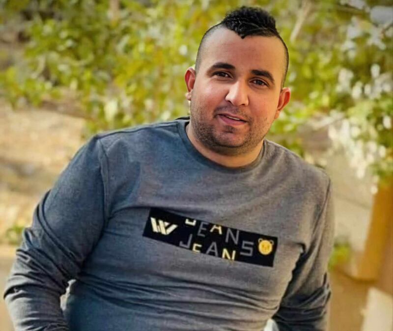 Hassan Ribhi Mansiya, a 32-year-old worker, was killed in the West Bank governorate of Al Khalil. Photo: WAFA