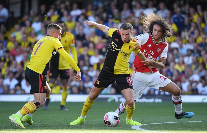 Centre midfield: Tom Cleverley (Watford) – Began the comeback against Arsenal with a well-taken goal and helped inspire Watford to a draw after they trailed 2-0. EPA