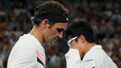 Roger Federer was supportive of Hyeon Chung after the South Korean retired hurt in their Australian Open semi-final. Edgar Su / Reuters