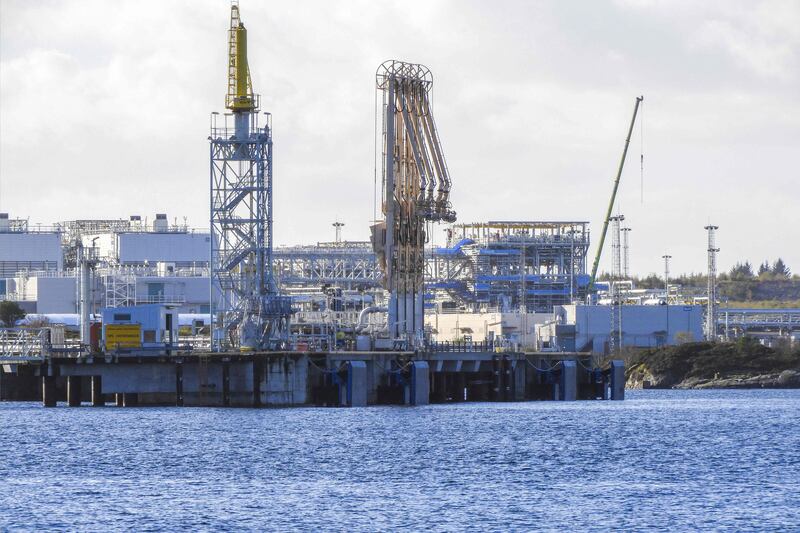 A natural gas processing plant in Norway. The country has emerged as the EU's single-biggest gas supplier. Photo: NTB