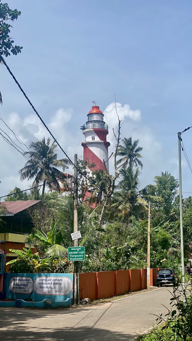 The Tangasseri Lighthouse at Kollam.