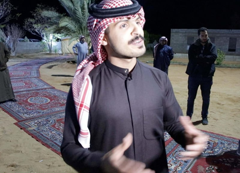 Riyadh resident Sultan Al Faqeer enjoys coming back to visit the tribe to reconnect with his culture. Suhail Rather/TheNational