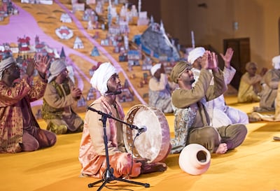 Wael Shawky's The Song of Roland: The Arabic Version was performed at the Sharjah Art Foundation in 2018. Photo: Sharjah Art Foundation
