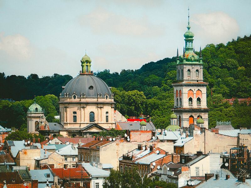 Lviv, the Ensemble of the Historic Centre - Founded in the late Middle Ages on the site of earlier settlements, Lviv's medieval urban topography has been preserved virtually intact. Date of Unesco inscription: 1998. Photo: Wikimedia Commons