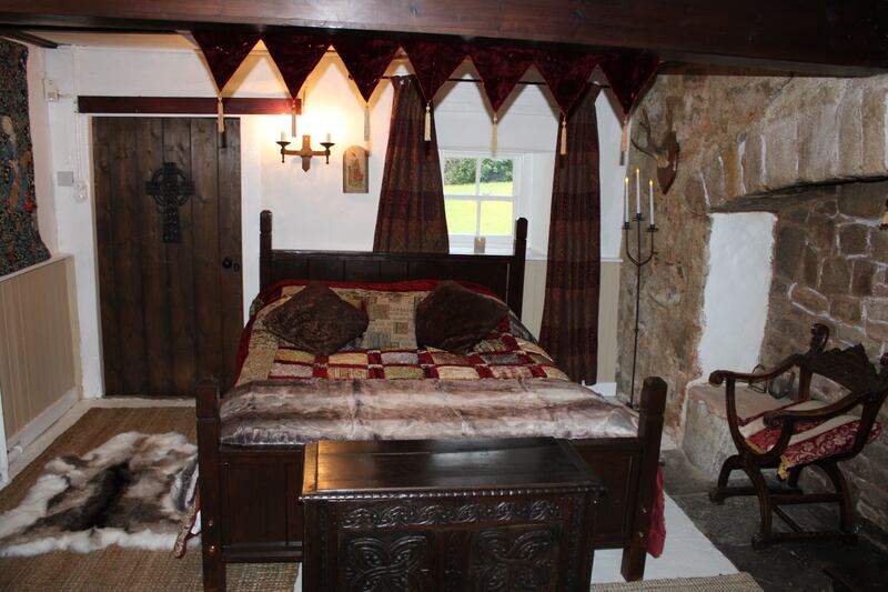 One of seven bedrooms inside Lickleyhead Castle. Photo: James Davies