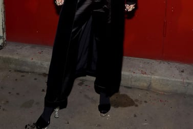 NEW YORK, NEW YORK - SEPTEMBER 09: Miley Cyrus attends the Tom Ford arrivals during New York Fashion Week on September 09, 2019 in New York City. Jamie McCarthy/Getty Images/AFP == FOR NEWSPAPERS, INTERNET, TELCOS & TELEVISION USE ONLY ==