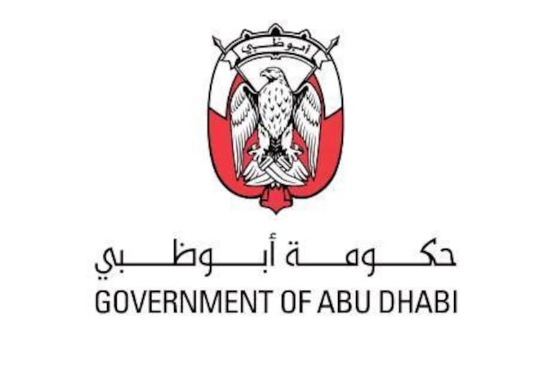 The new Abu Dhabi government logo approved by UAE president, Sheikh Khalifa.